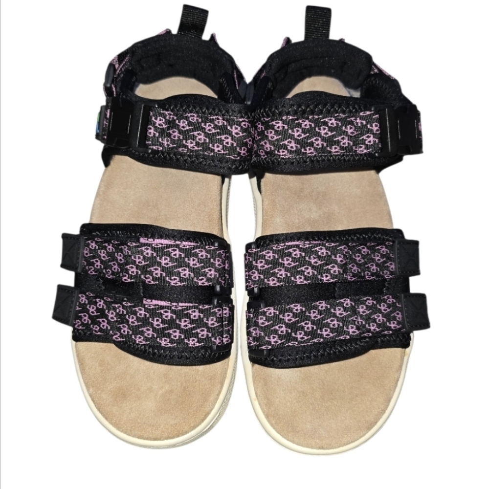 Gravity Defyer Women's G-Defy Cafe Black & Pink VersoCloud Sandals